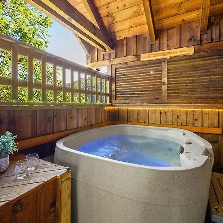 Do Not Disturb - Pigeon Forge Smoky Mountain Studio Cabin, Hot Tub, Fireplace Exterior photo